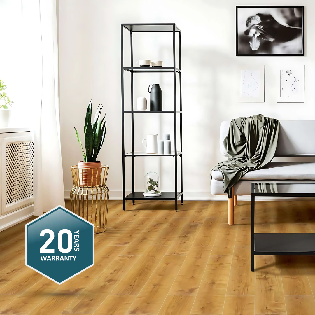 788 - IVORY OAK - AC4 1218MM X 198MM X 8MM - MAJESTIC - LAMINATE WOODEN FLOORING