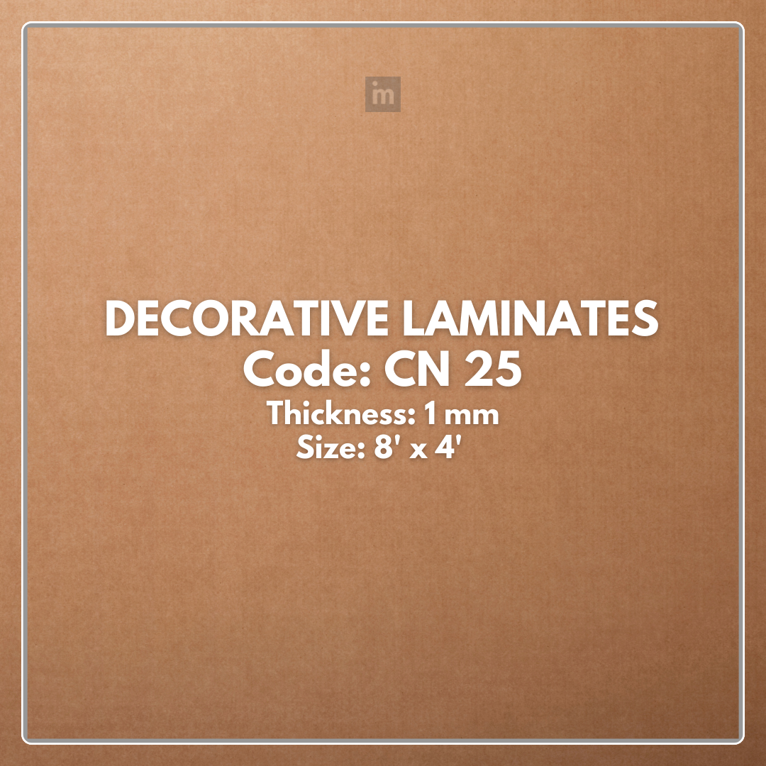 CN - 25 / CANE LAMINATE / DECORATIVE LAMINATE / 1MM - 8FT x 4FT