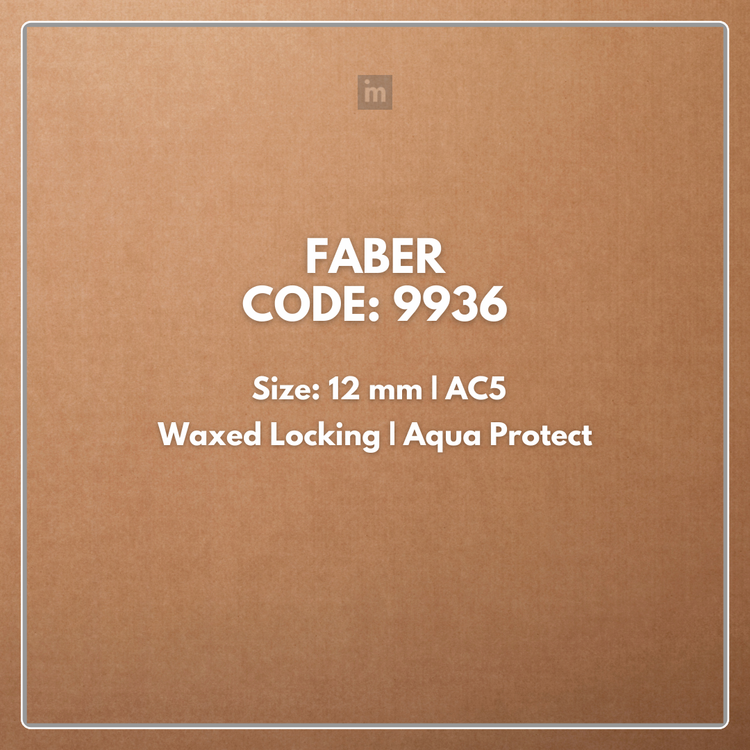 9936 - FABER - AC5 12MM - HERITAGE COLLECTION - LAMINATE WOODEN FLOORING