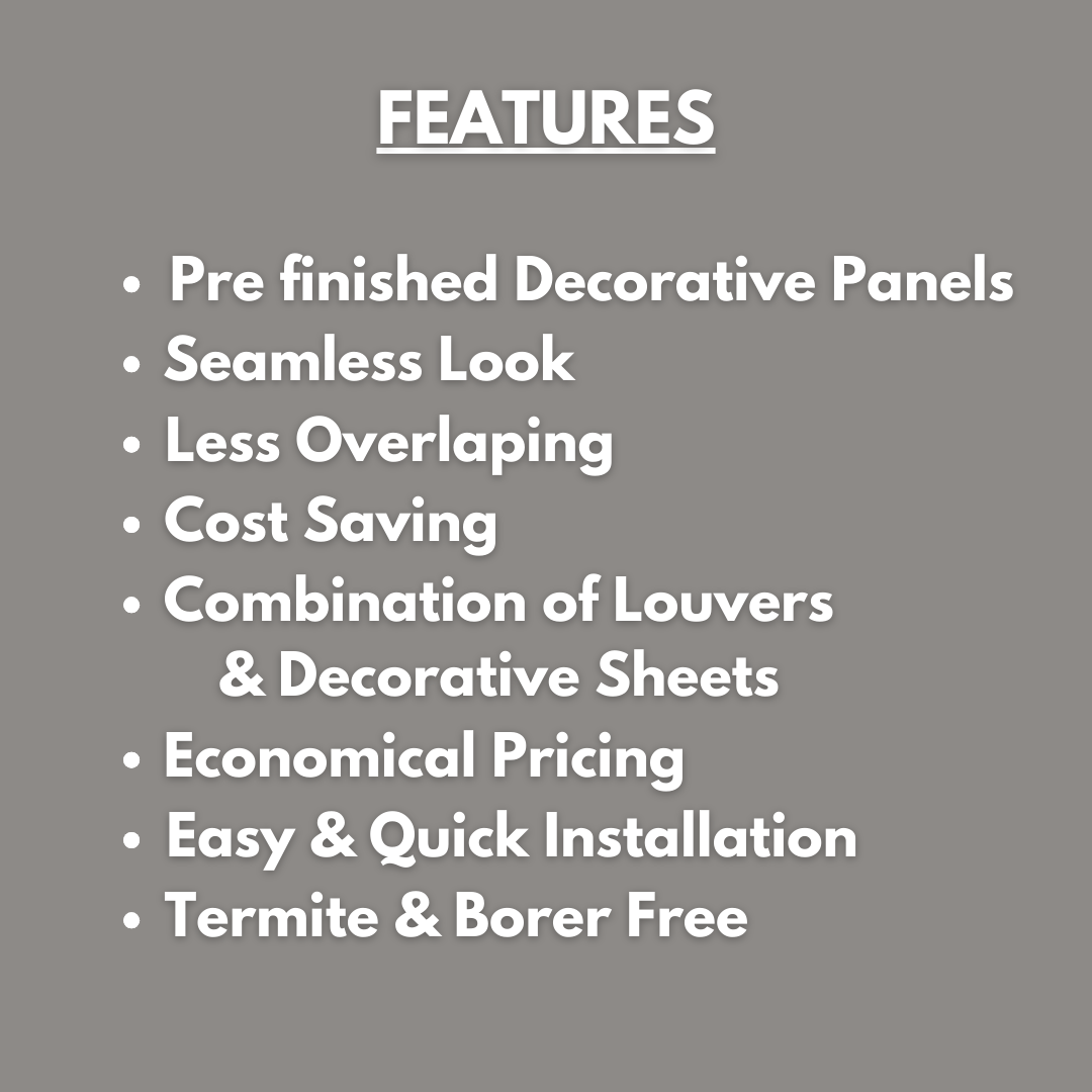 9203 / DURO STYLE PREMIUM LOUVERS / 8FT x 1FT