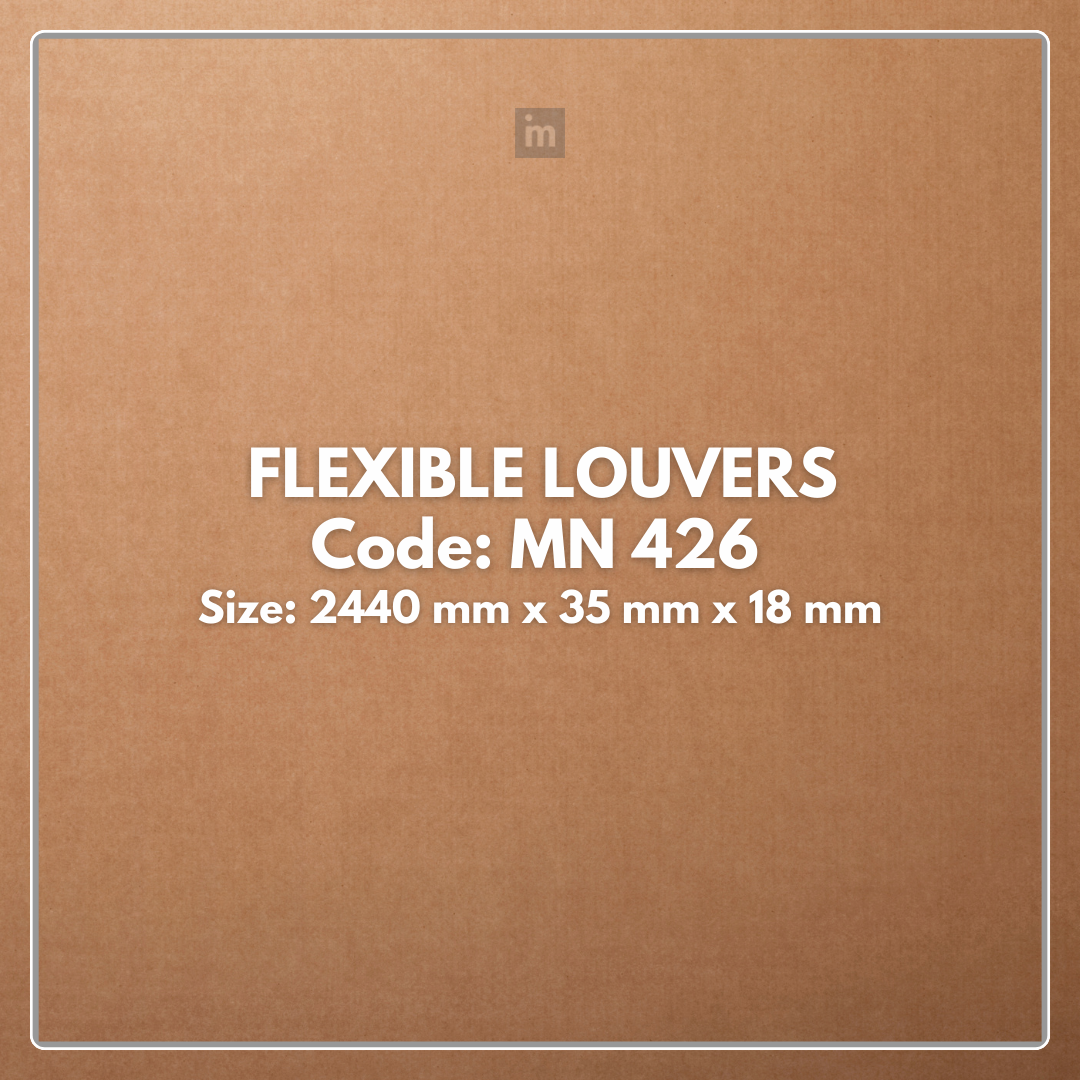 MN-426 / FLEX FLEXIBLE LOUVERS / MYSTIC / 2440MM x 35MM x 18MM