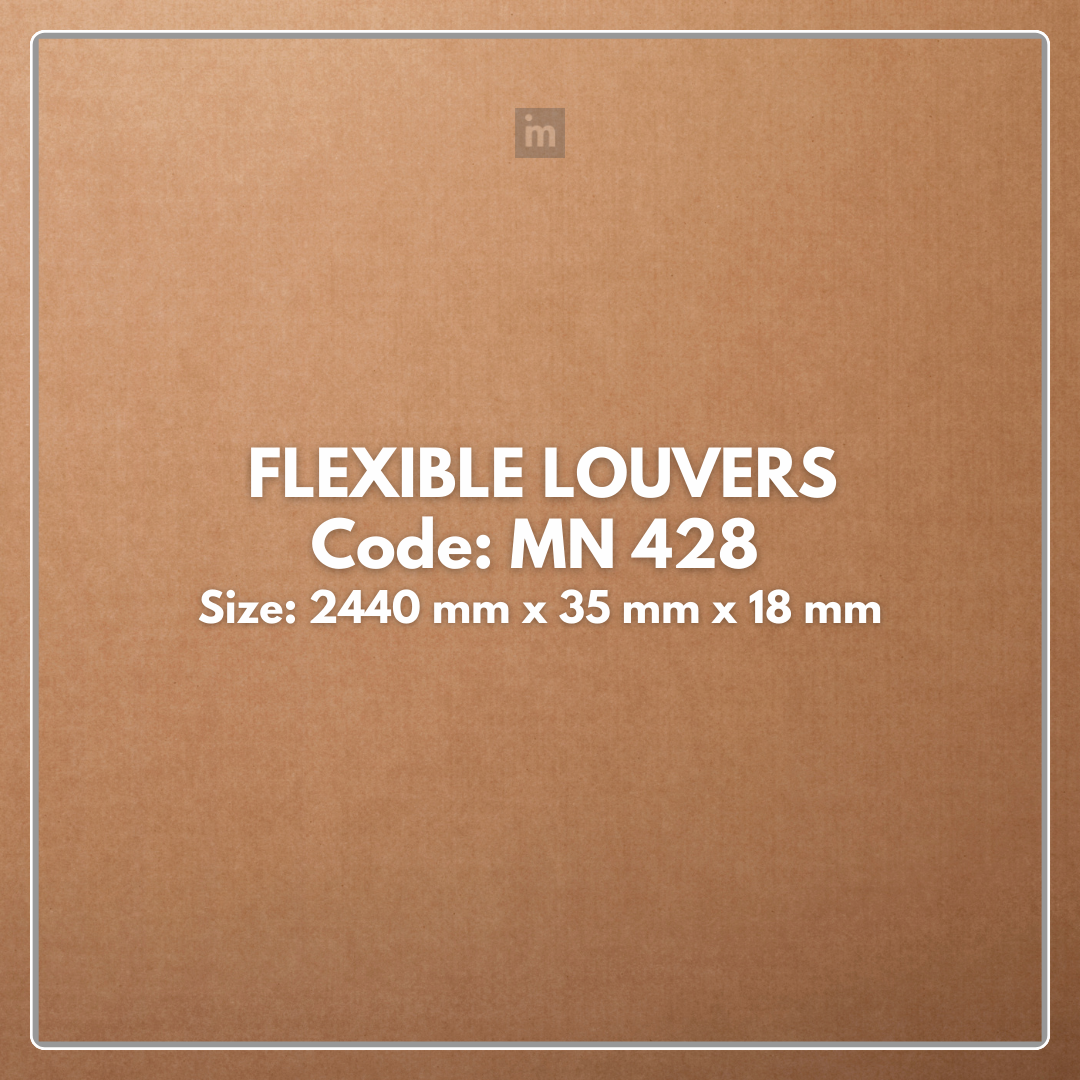 MN-428 / FLEX FLEXIBLE LOUVERS / MYSTIC / 2440MM x 35MM x 18MM