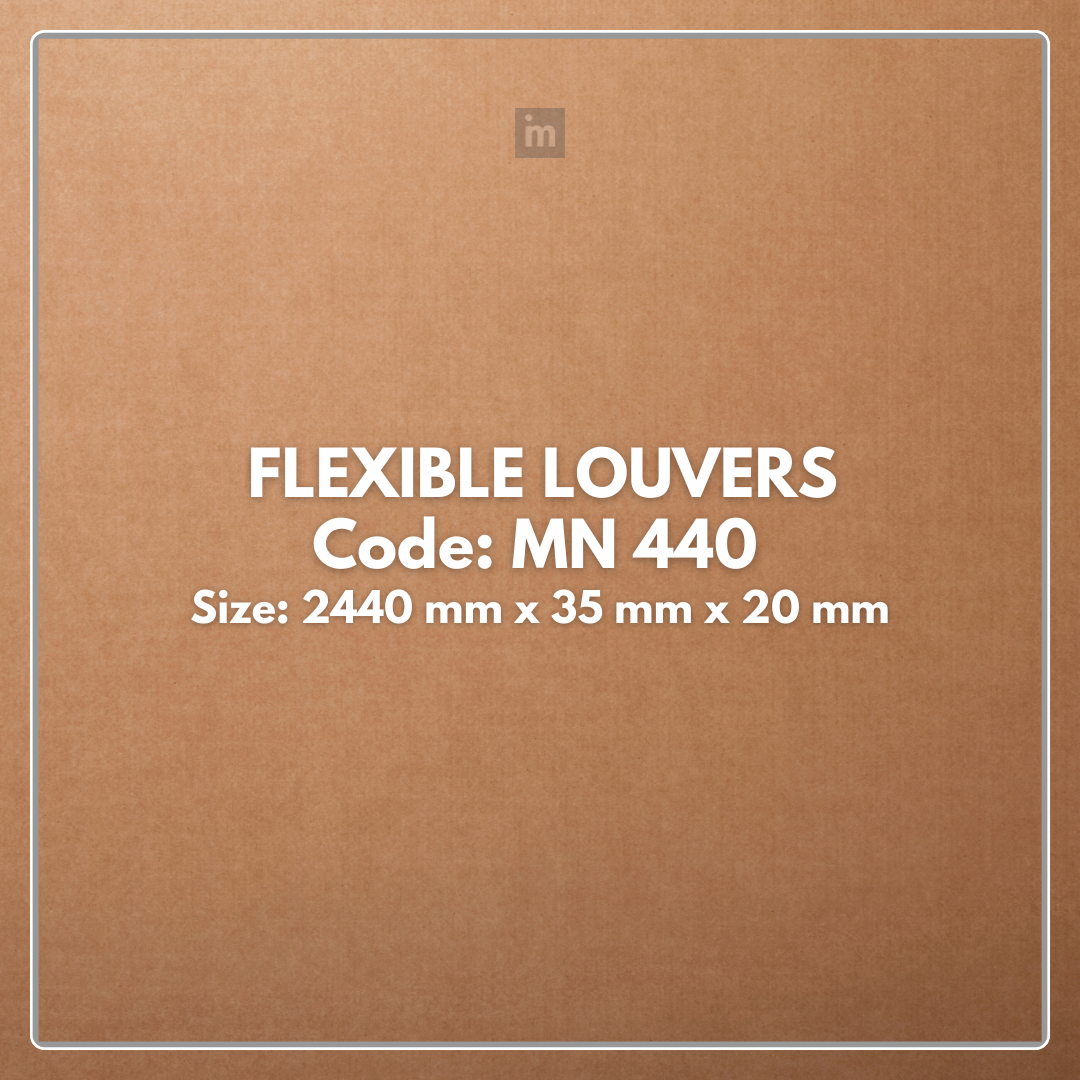 MN-440 / FLEX FLEXIBLE LOUVERS / MYSTIC / 2440MM x 35MM x 20MM