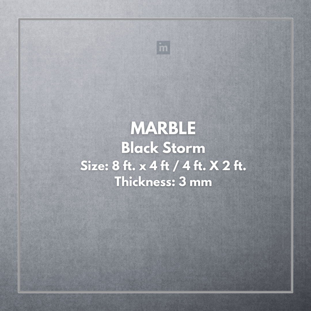 MARBLE BLACK STORM - STONE VENEER