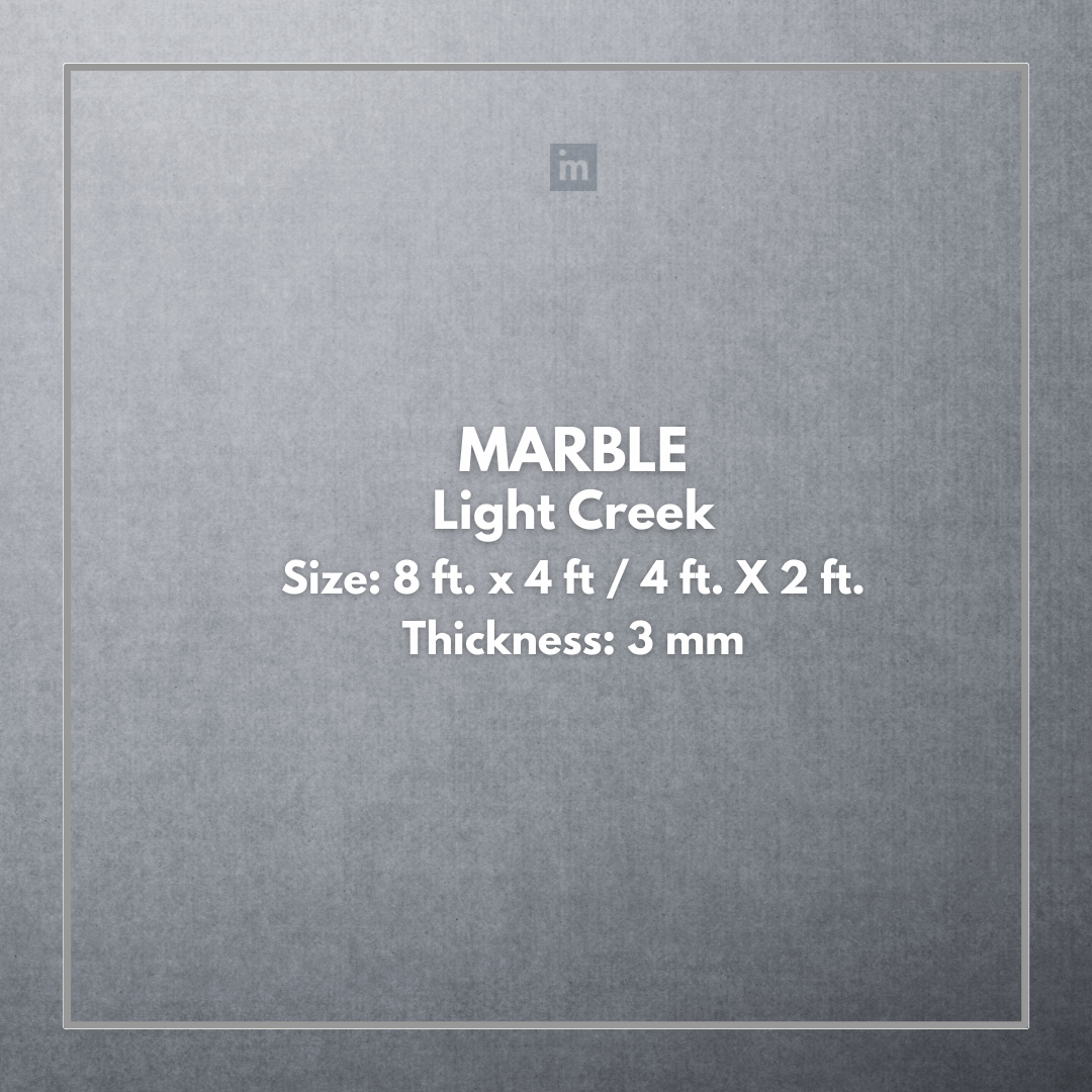 MARBLE LIGHT CREEK - STONE VENEER