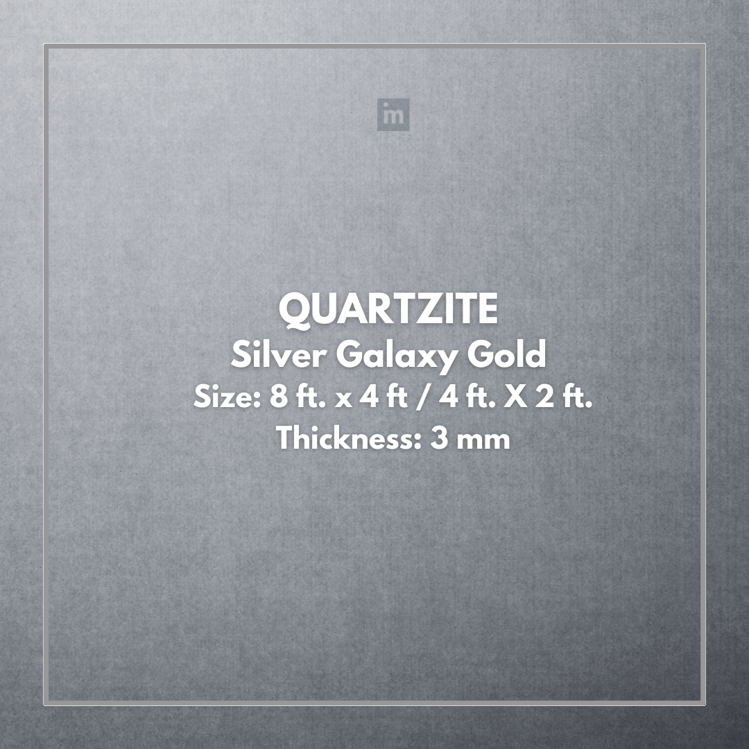 QUARTZITE SILVER GALAXY GOLD - STONE VENEER