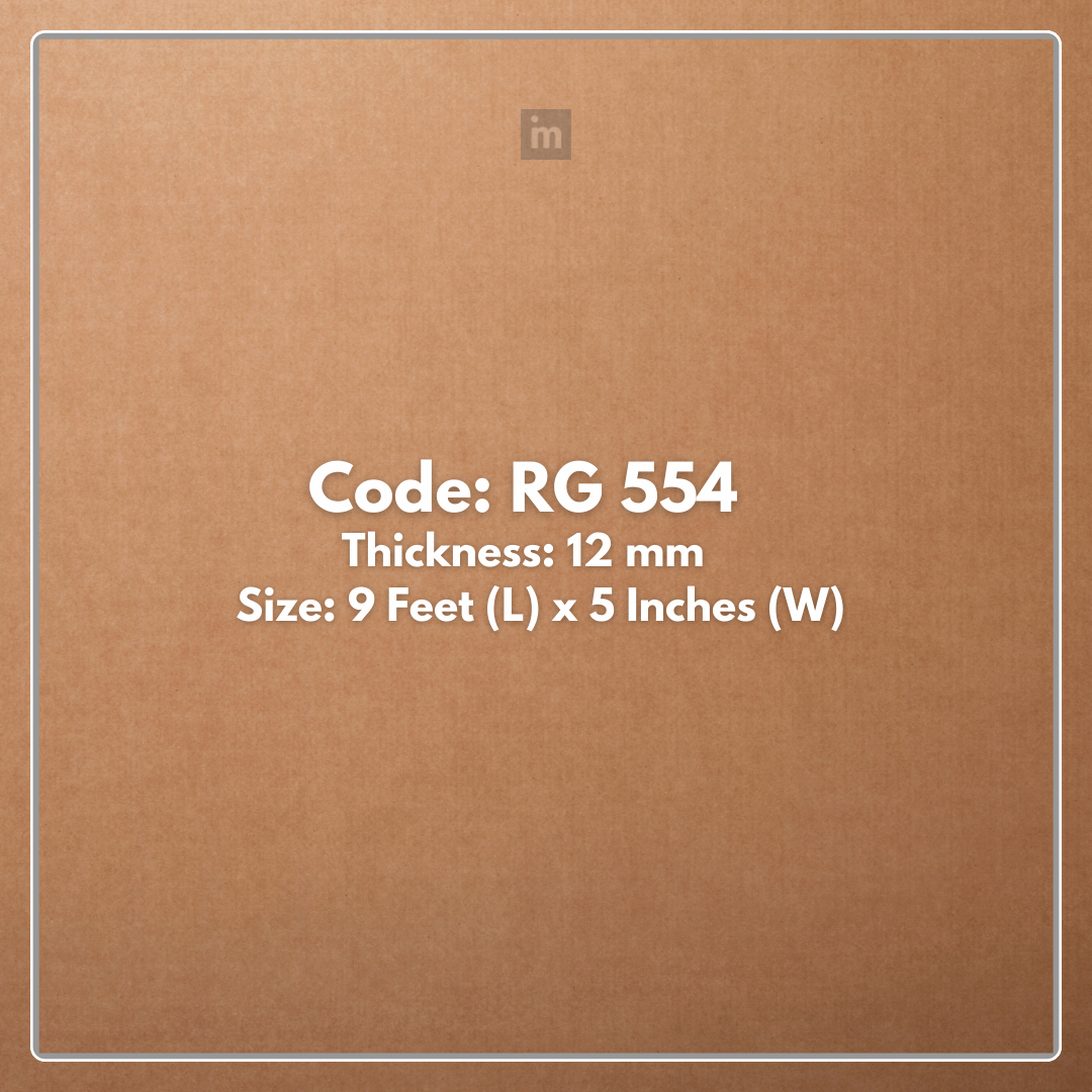 RG 554 / RANG LOUVERS / GROOVE SEAMLESS PLANKS / 9 FT x 5 INCHES x 12MM