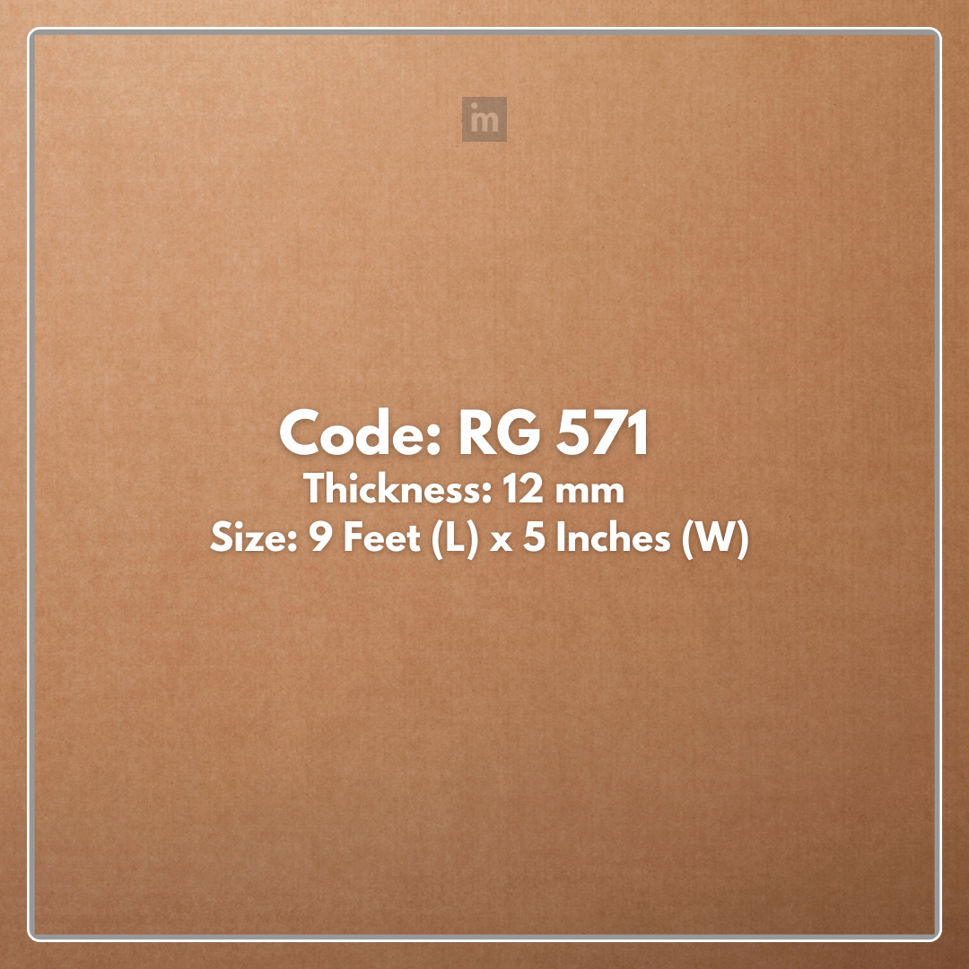RG 571 / RANG LOUVERS / GROOVE SEAMLESS PLANKS / 9 FT x 5 INCHES x 12MM