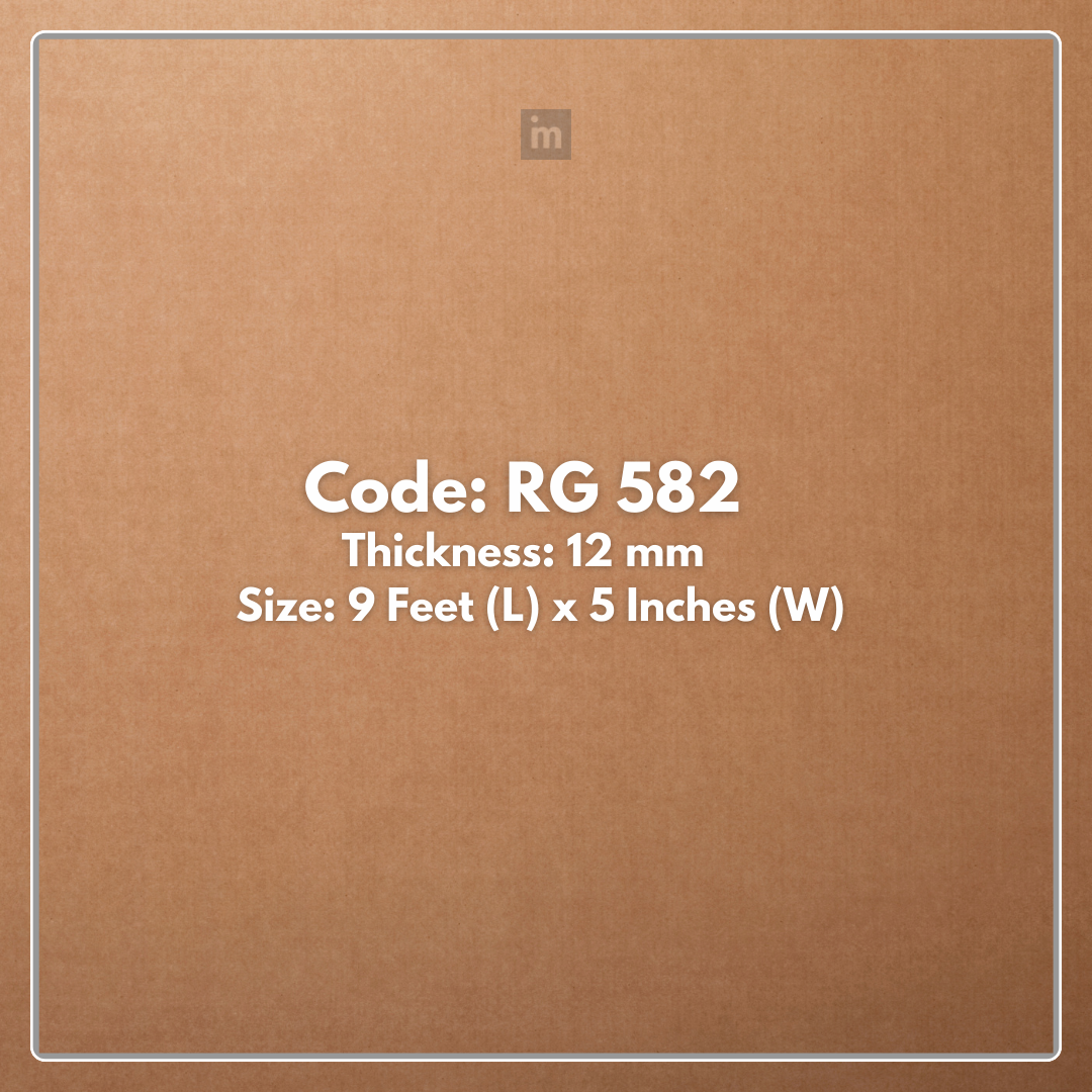 RG 582 / RANG LOUVERS / GROOVE SEAMLESS PLANKS / 9 FT x 5 INCHES x 12MM