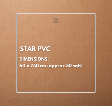 STAR PVC - 60 X 750 CM (50 SQ FT) - RATTEN CANE WEBBING - CLASSIC & DIVINE