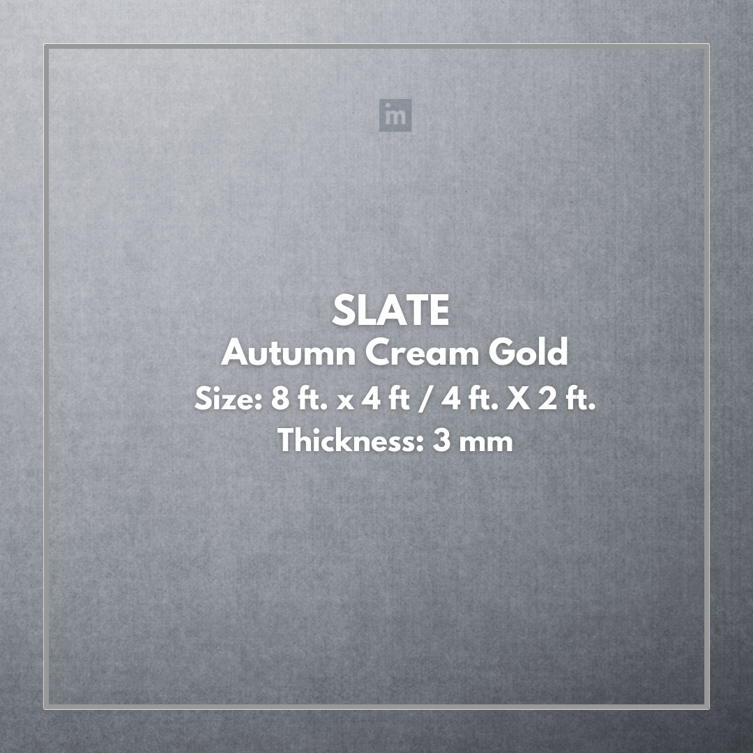 SLATE AUTUMN CREAM GOLD - STONE VENEER