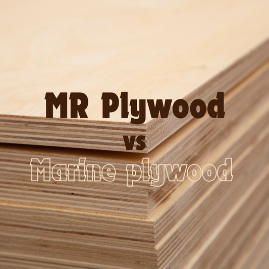 Difference in MR plywood and Marine plywood.