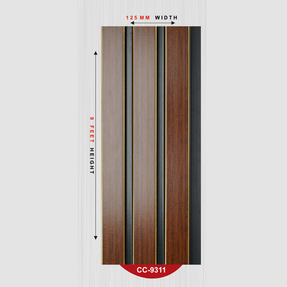 CC - 9311 / CISCON LOUVERS / PVC LOUVERS / 9 FT x 5 INCH x 12MM