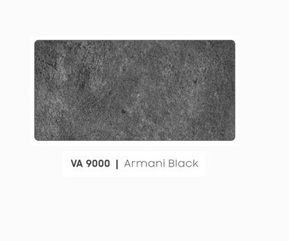 VA - 9000 - ARMANI BLACK - NATURAL STONE  - 8FT X 4FT / 10FT X 4FT / 12FT X 4FT - 3MM- VIVA - ACP