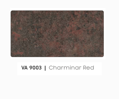 VA - 9003 - CHARMINAR RED - NATURAL STONE  - 8FT X 4FT / 10FT X 4FT / 12FT X 4FT - 3MM- VIVA - ACP