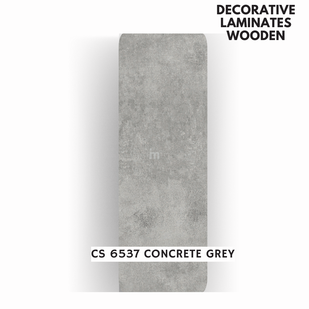 CS - 6537 CONCRETE GREY / CARBON STONE / DECORATIVE LAMINATE / THINK LUXURY  - 1MM - 8FT x 4FT