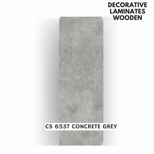 CS - 6537 CONCRETE GREY / CARBON STONE / DECORATIVE LAMINATE / THINK LUXURY  - 1MM - 8FT x 4FT