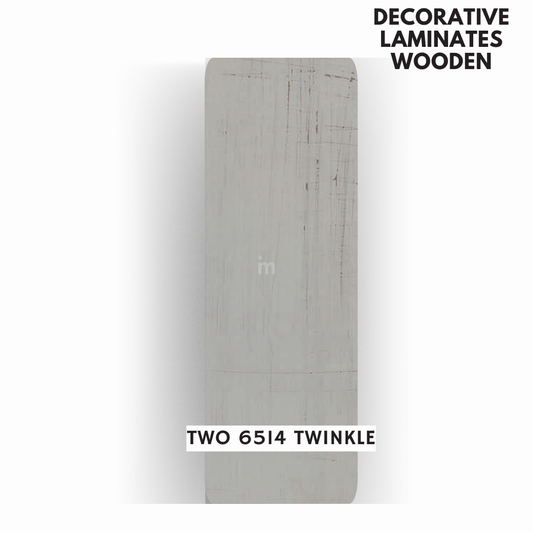 TWO - 6514 TWINKLE / ZERO STONE / DECORATIVE LAMINATE / THINK LUXURY  - 1MM - 8FT x 4FT