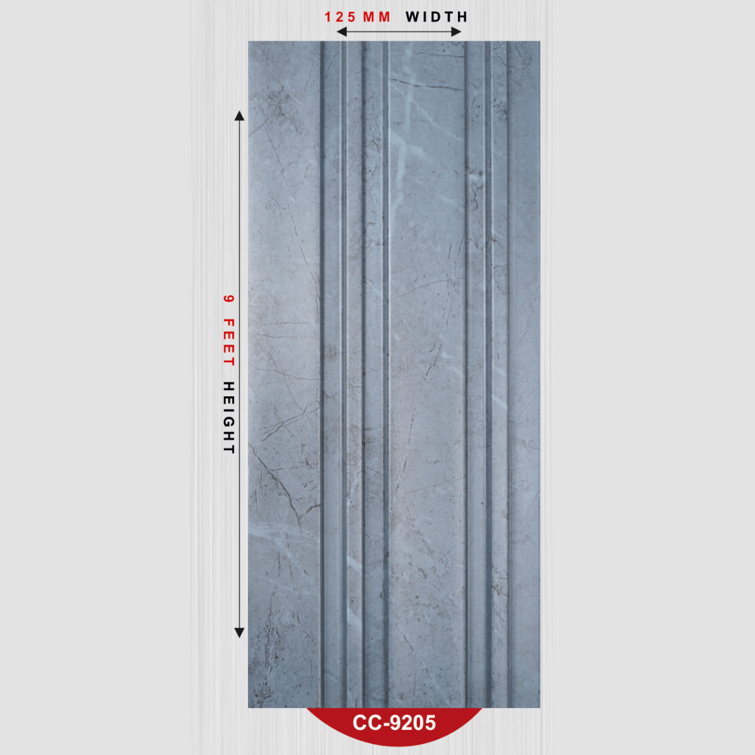 CC - 9205 / CISCON LOUVERS / PVC LOUVERS / 9 FT x 5 INCH x 12MM