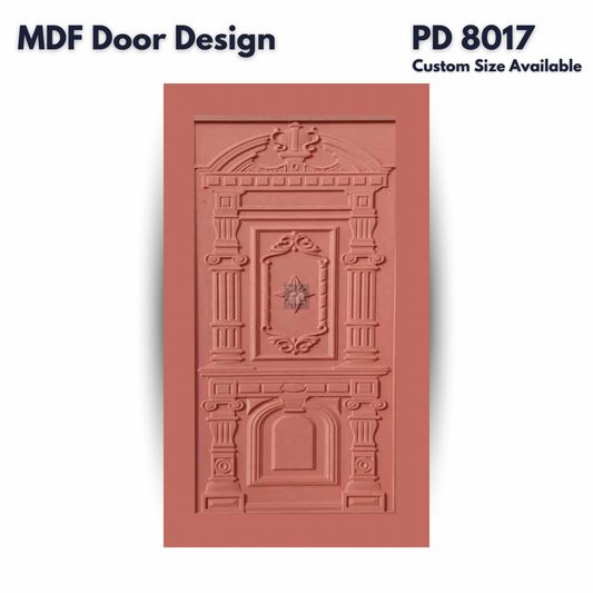 PD- 8017 - HDHMR MDF PANEL -  ( CUSTOM SIZE ) - MDF DOOR DESIGN