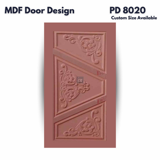 PD- 8020 - HDHMR MDF PANEL -  ( CUSTOM SIZE ) - MDF DOOR DESIGN