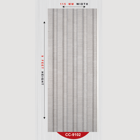 CC - 9102 / CISCON LOUVERS / PVC LOUVERS / 9 FT x 4.6 INCH x 12MM