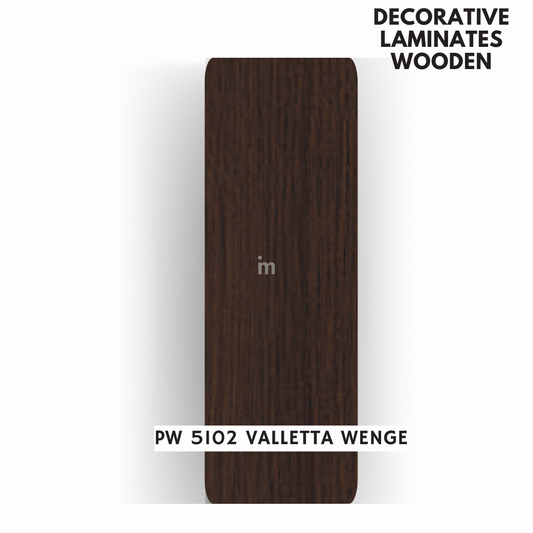 PW 5102 VALLETTA WENGE  / PROPER WOOD   / DECORATIVE LAMINATE / THINK LUXURY  - 1MM - 8FT x 4FT