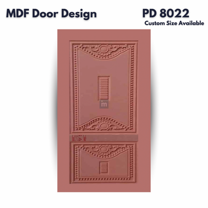 PD- 8022 - HDHMR MDF PANEL -  ( CUSTOM SIZE ) - MDF DOOR DESIGN