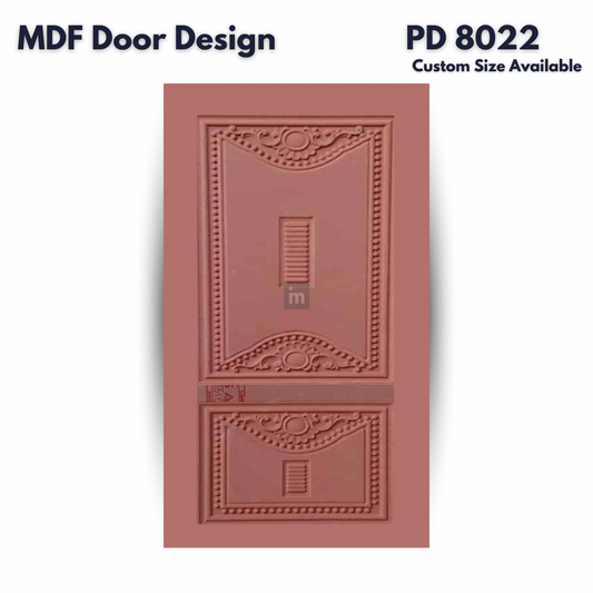 PD- 8022 - HDHMR MDF PANEL -  ( CUSTOM SIZE ) - MDF DOOR DESIGN