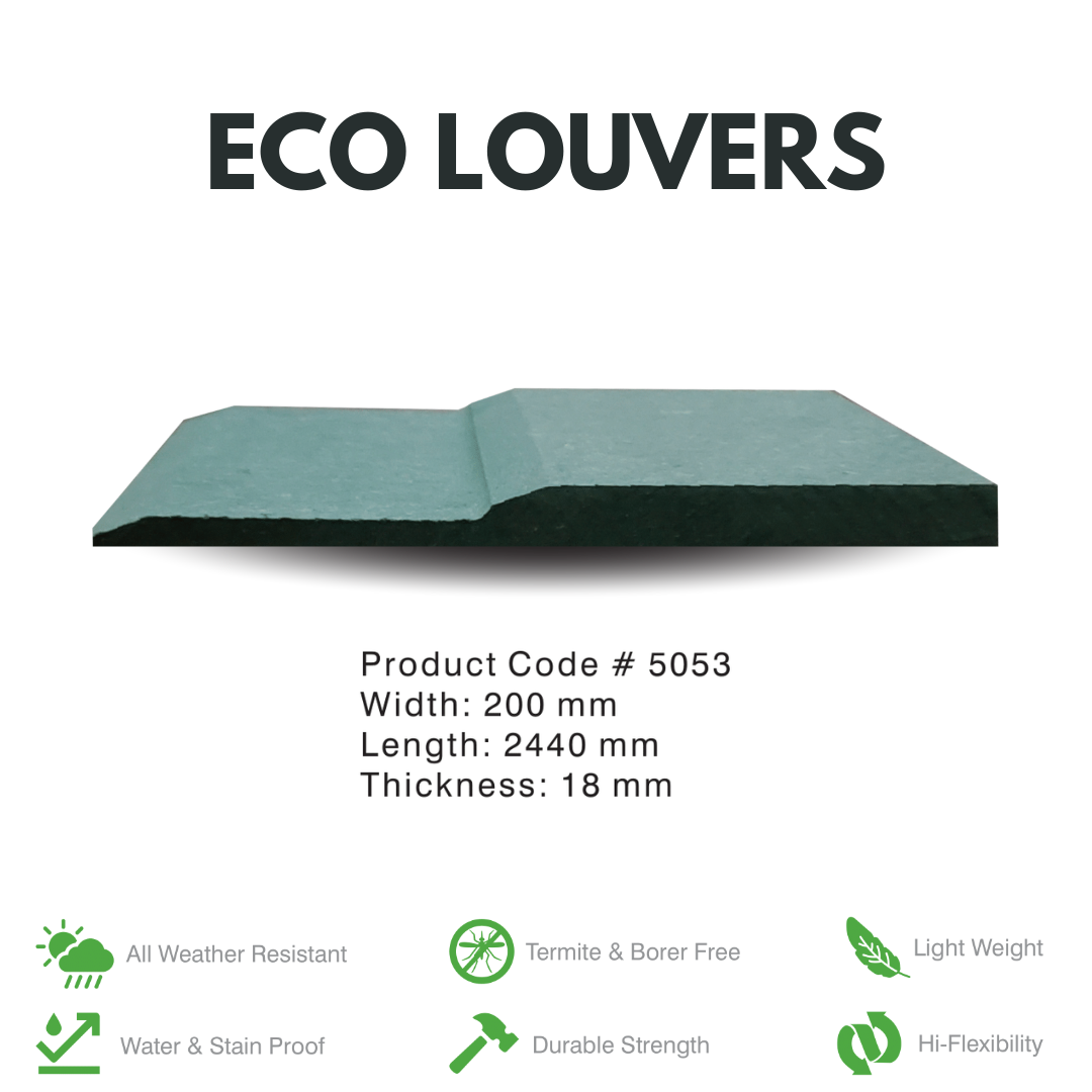 5053 / ECO LOUVERS / PREMIUM FLUTED PANELS / 2440MM x 200MM x 18MM