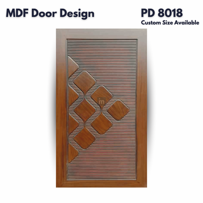 PD- 8018- HDHMR MDF PANEL -  ( CUSTOM SIZE ) - MDF DOOR DESIGN