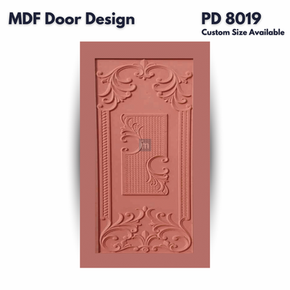 PD- 8019- HDHMR MDF PANEL -  ( CUSTOM SIZE ) - MDF DOOR DESIGN