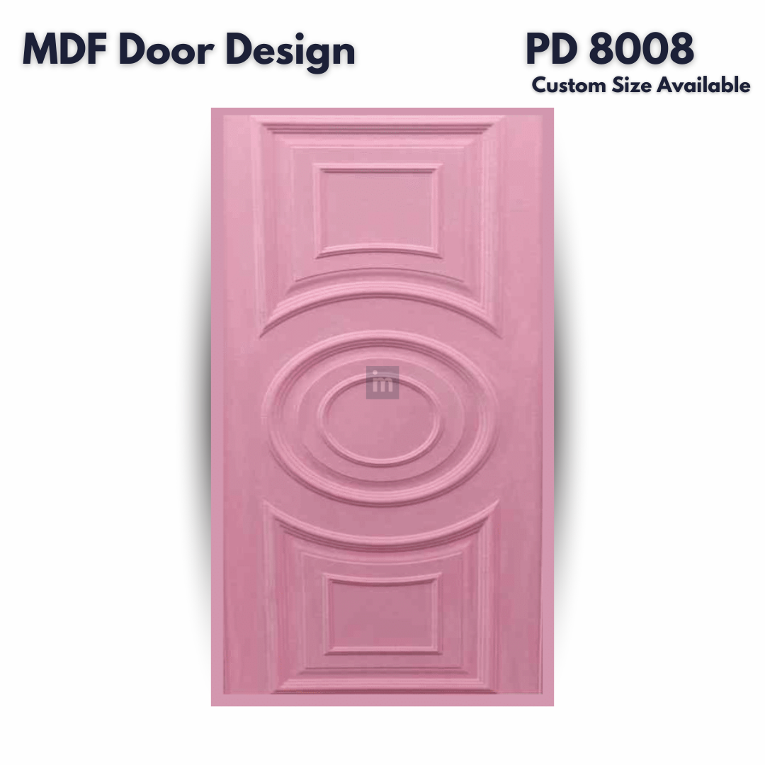 PD- 8008- HDHMR MDF PANEL -  ( CUSTOM SIZE ) - MDF DOOR DESIGN