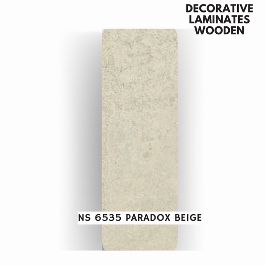 NS - 6535 PARODOX BEIGE / NATURAL STONE / DECORATIVE LAMINATE / THINK LUXURY  - 1MM - 8FT x 4FT