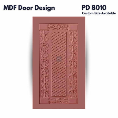 PD- 8010- HDHMR MDF PANEL -  ( CUSTOM SIZE ) - MDF DOOR DESIGN