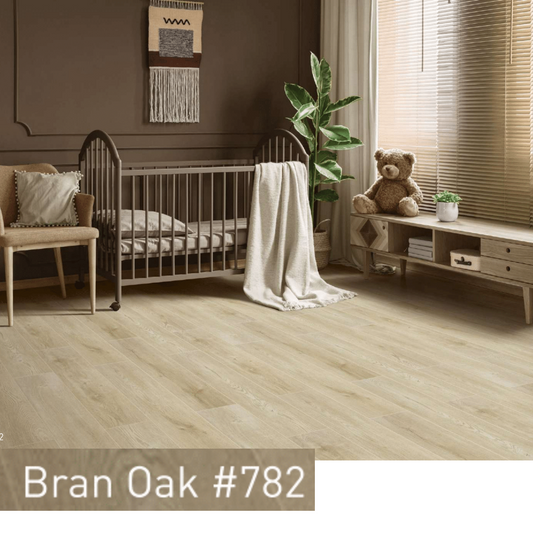 782 - BRAN OAK - AC4 1218MM X 198MM X 8MM - MAJESTIC - LAMINATE WOODEN  FLOORING