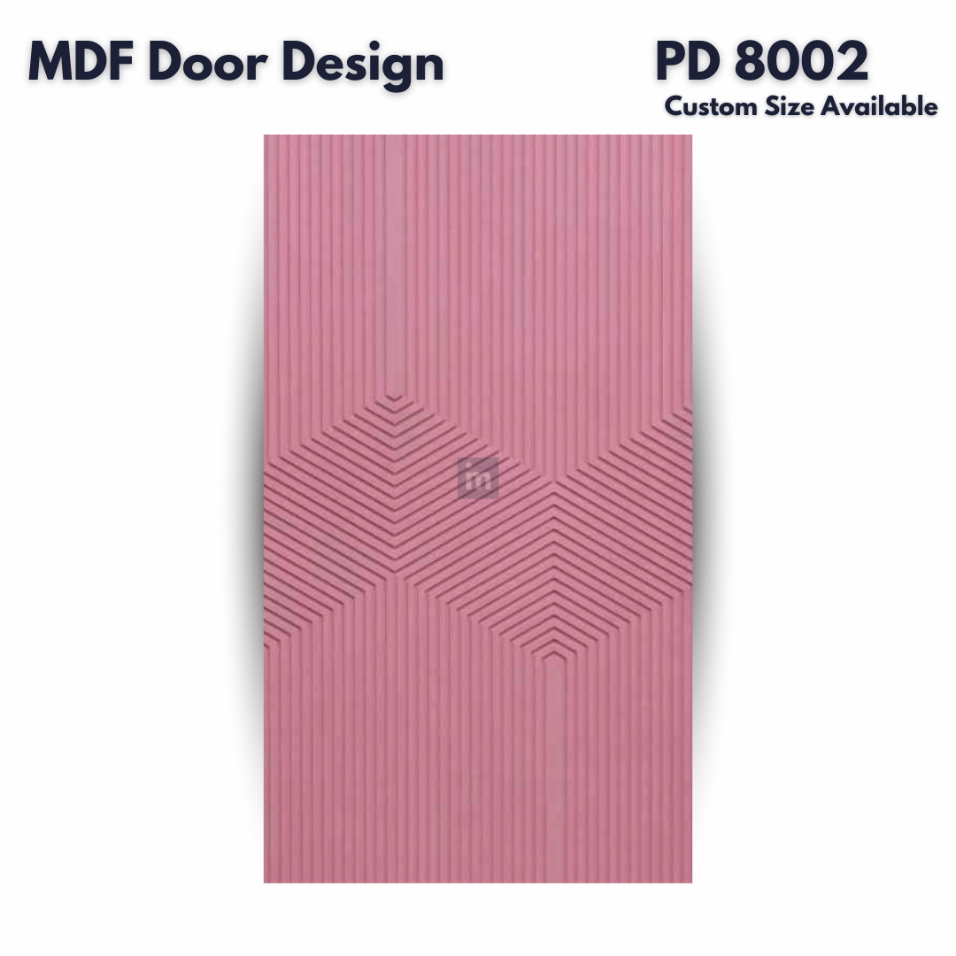 PD- 8002 - HDHMR MDF PANEL -  ( CUSTOM SIZE ) - MDF DOOR DESIGN