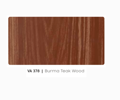 VA - 378 - BURMA TEAK WOOD - WOODEN- 8FT X 4FT / 10FT X 4FT / 12FT X 4FT - 3MM- VIVA - ACP