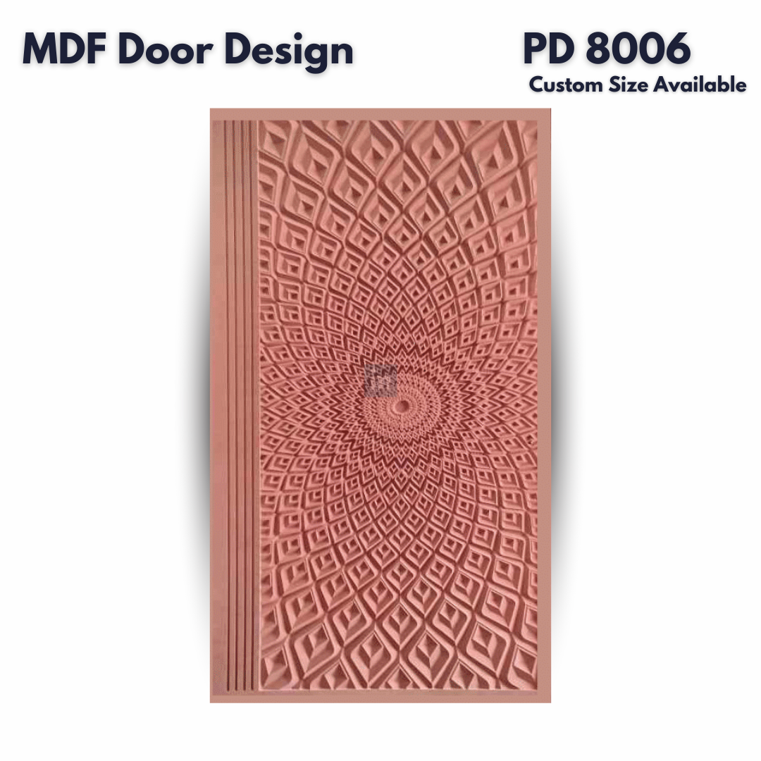 PD- 8006- HDHMR MDF PANEL -  ( CUSTOM SIZE ) - MDF DOOR DESIGN