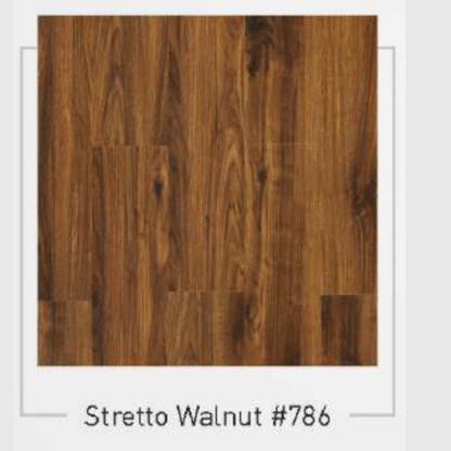 786 - STRETTO WALNUT - AC4 1218MM X 198MM X 8MM - MAJESTIC - LAMINATE WOODEN  FLOORING