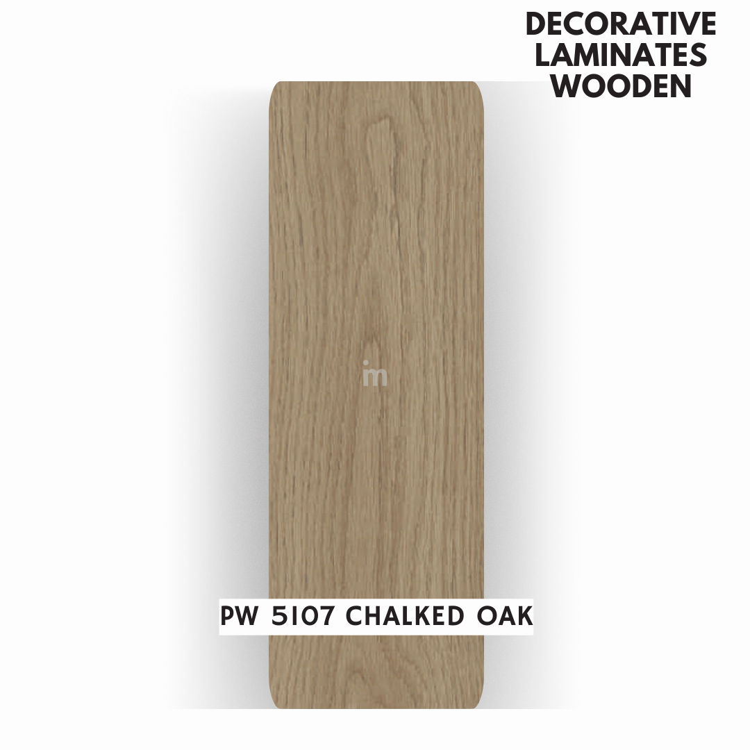 PW 5107 CHALKED OAK  / PROPER WOOD   / DECORATIVE LAMINATE / THINK LUXURY  - 1MM - 8FT x 4FT