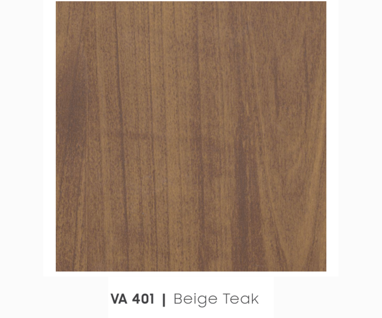 VA - 401 - BEIGE TEAK - NATURAL RUSTIC - 8FT X 4FT / 10FT X 4FT / 12FT X 4FT - 3MM- VIVA - ACP