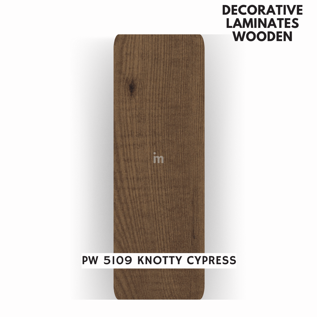 PW 5109 KNOTTY CYPRESS  / PROPER WOOD   / DECORATIVE LAMINATE / THINK LUXURY  - 1MM - 8FT x 4FT