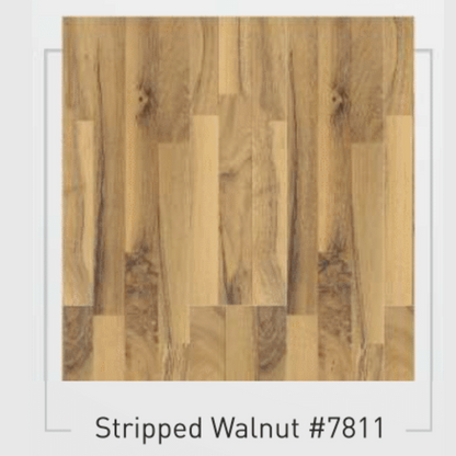 7811 - STRIPPED WALNUT - AC4 1218MM X 198MM X 8MM - MAJESTIC - LAMINATE WOODEN  FLOORING