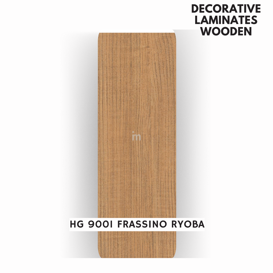 HG- 9001 FRASSINO RYOBA  / HIGH GLOSS   / DECORATIVE LAMINATE / THINK LUXURY  - 1MM - 8FT x 4FT