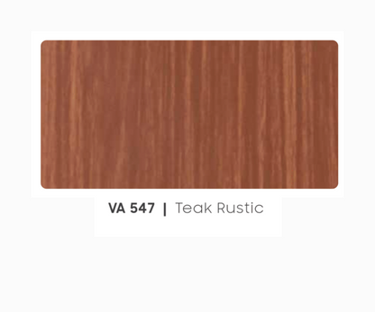 VA - 547 - TEAK RUSTIC - NATURAL RUSTIC - 8FT X 4FT / 10FT X 4FT / 12FT X 4FT - 3MM- VIVA - ACP