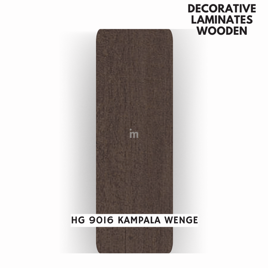 HG- 9016 KAMPALA WENGE  / HIGH GLOSS   / DECORATIVE LAMINATE / THINK LUXURY  - 1MM - 8FT x 4FT