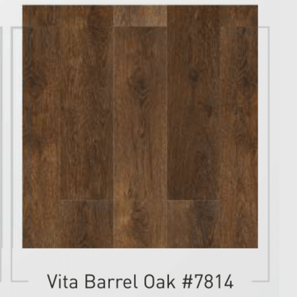 7814 - VITA BARREL OAK - AC4 1218MM X 198MM X 8MM - MAJESTIC - LAMINATE WOODEN  FLOORING