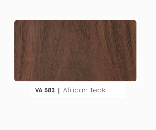 VA - 583 - AFRICAN TEAK - NATURAL RUSTIC - 8FT X 4FT / 10FT X 4FT / 12FT X 4FT - 3MM- VIVA - ACP