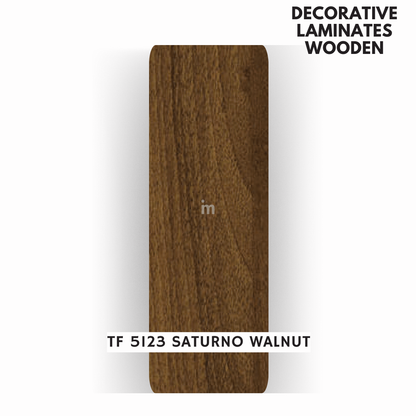 TF 5123 SATURNO WALNUT  / TOUCH FEEL   / DECORATIVE LAMINATE / THINK LUXURY  - 1MM - 8FT x 4FT